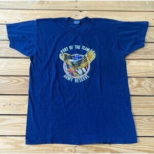 Vintage SNEAKERS Army Reserve Graphic T Shirt XL